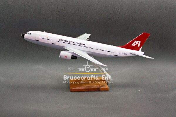 Model of A300 Indian Airlines with detailed craftsmanship.